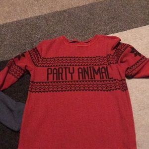 Party animal sweater